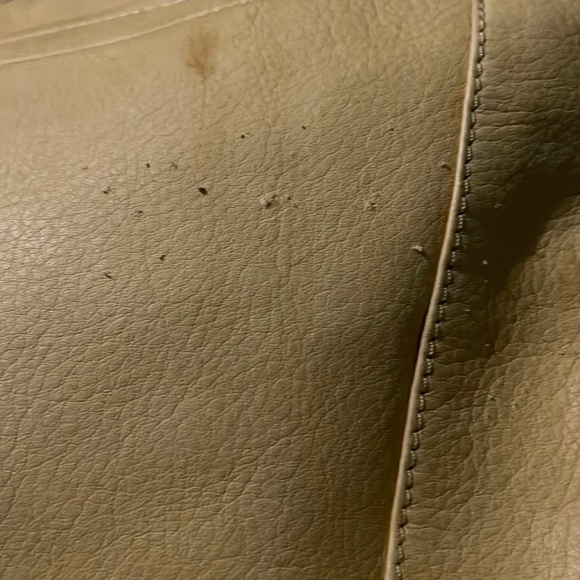 B. Makowsky Yellow Soft Leather Purse w/ Crème Color Trim (Clean Interior) - Picture 13 of 16